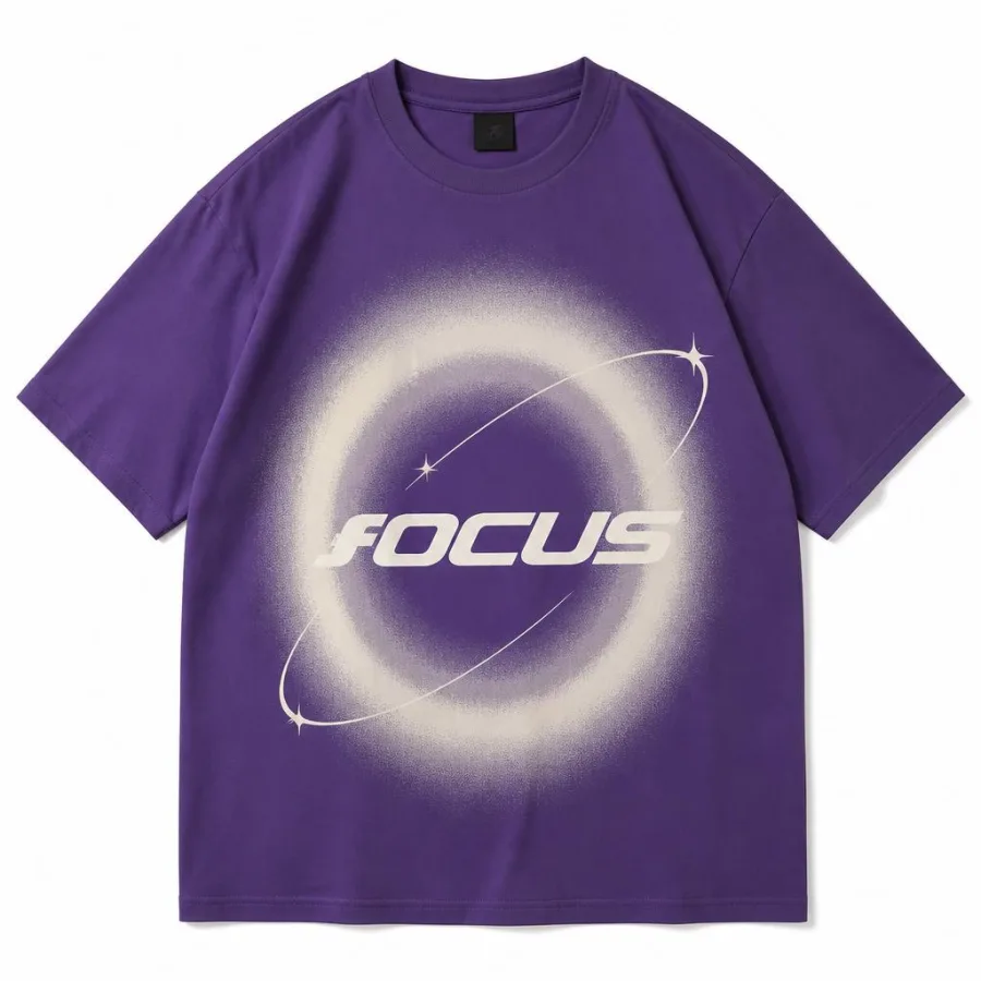 Focus T-Shirt Indaco