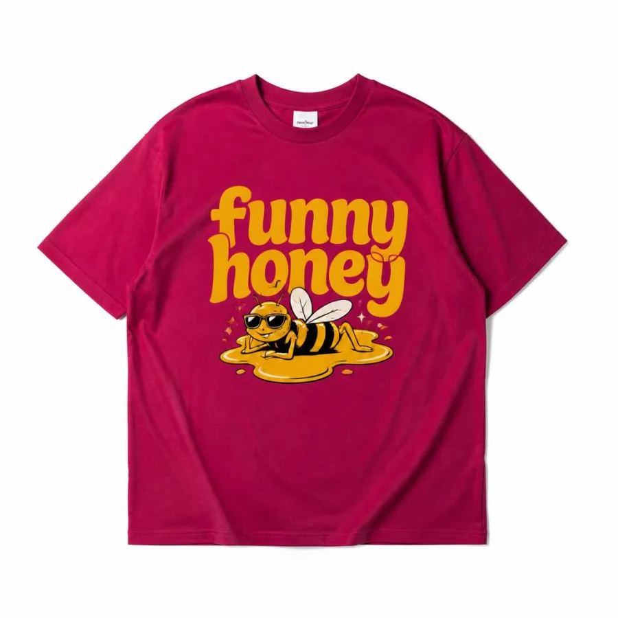 Funny Honey T-Shirt Magenta